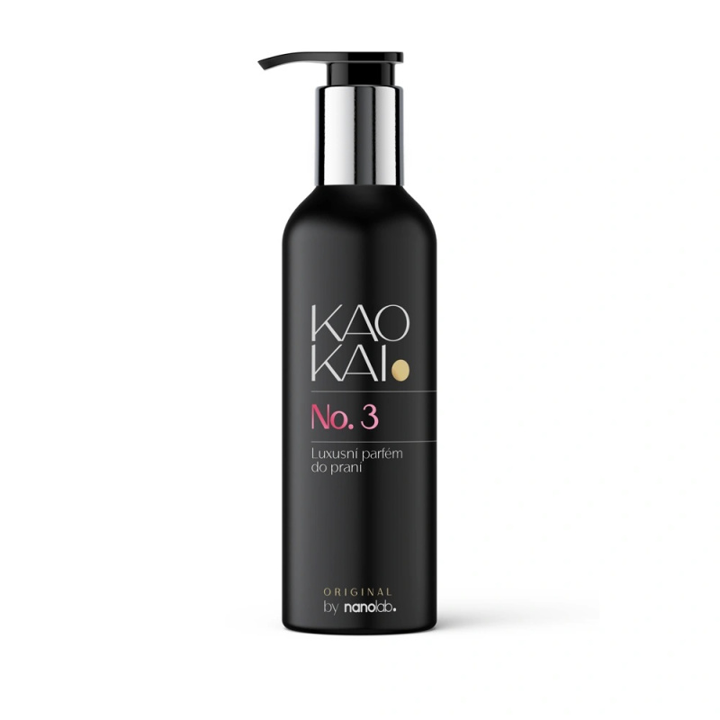KAO KAI. Luxusní Parfém do praní inspirovaný francouzskou vůní No. 3 Objem: 300 ml, Pracích dávek: 60