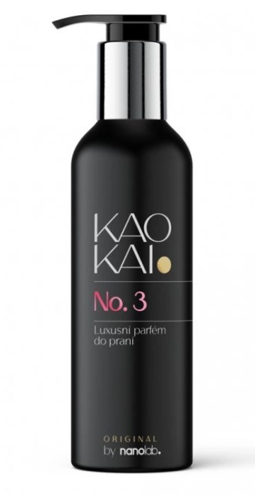 KAO KAI. Luxusní Parfém do praní inspirovaný francouzskou vůní No. 3 Objem: 300 ml, Pracích dávek: 60