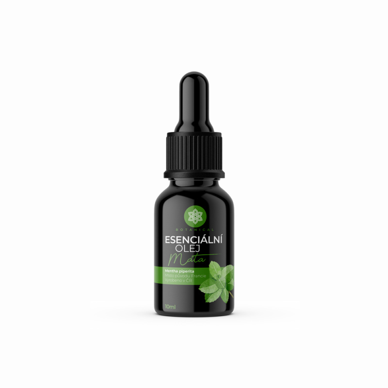 LeFleur 100% přírodní esenciální olej Máta peprná, 10 ml