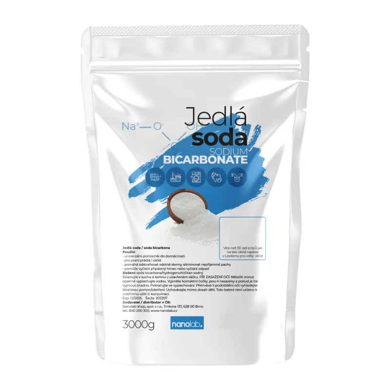 Nanolab Jedlá soda 3 kg