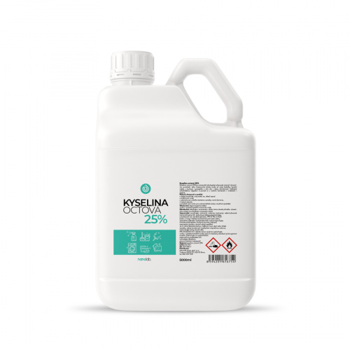 Nanolab Kyselina octová 25% 5L