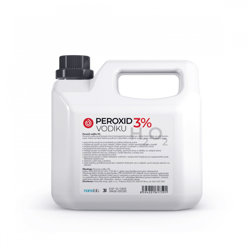 Nanolab Peroxid vodíku na úklid 3L