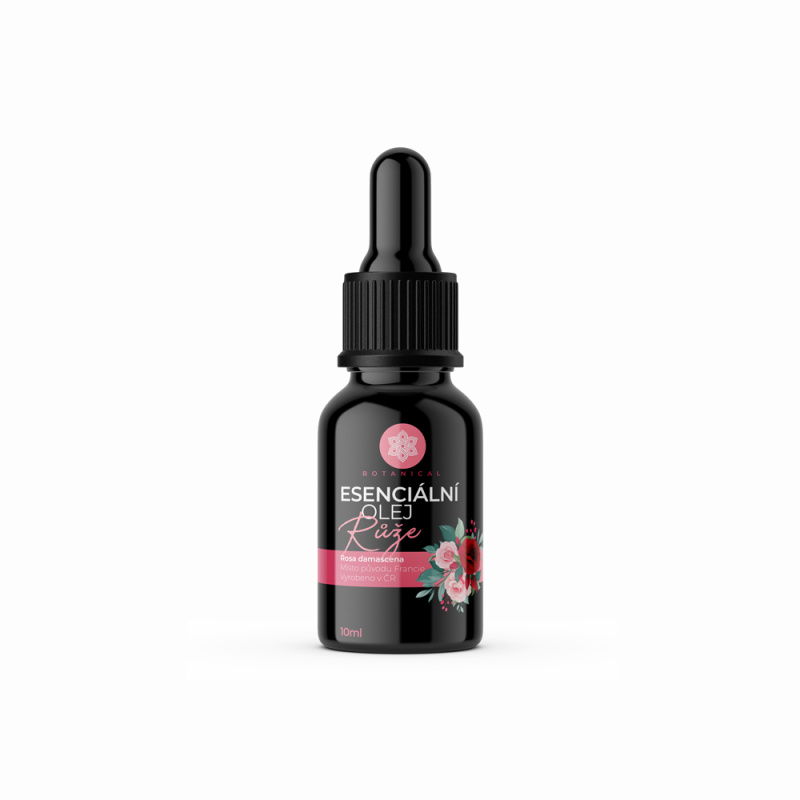 LeFleur 100% přírodní esenciální olej Růže, 10 ml