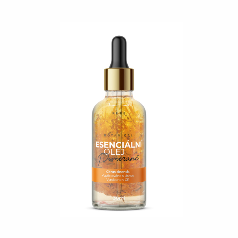 LeFleur 100% přírodní esenciální olej Pomeranč s okvětními lístky, 30 ml