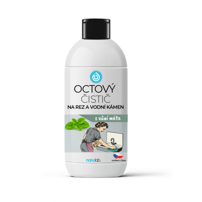 Nanolab Octový čistič NA REZ A VODNÍ KÁMEN máta 500 ml