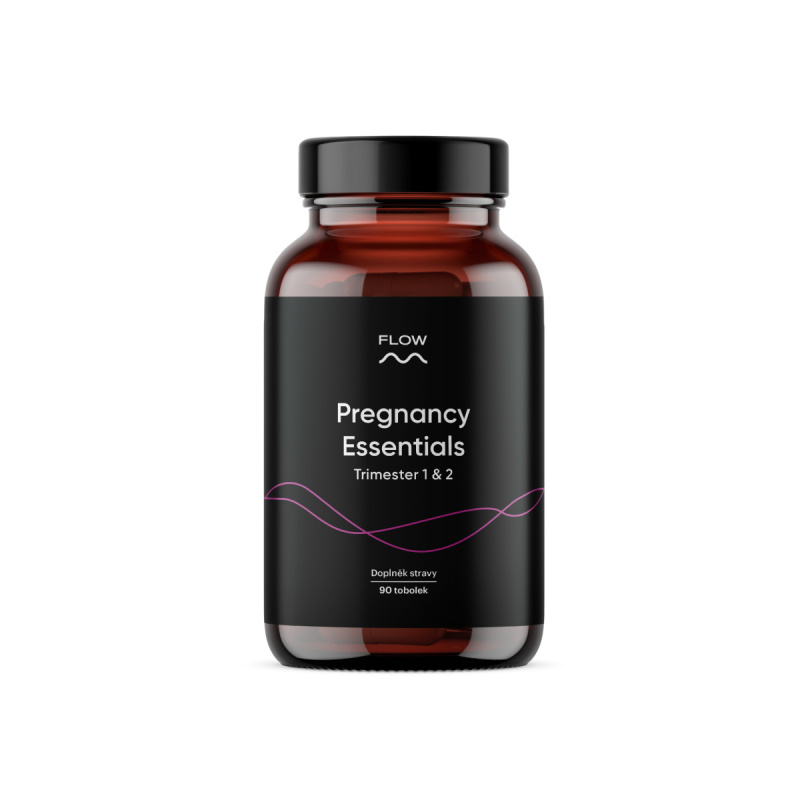 Flow Pregnancy Essentials Trimester 1-2 90 kapslí