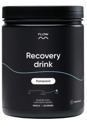 Flow Recovery Drink 1000 g - zelené jablko