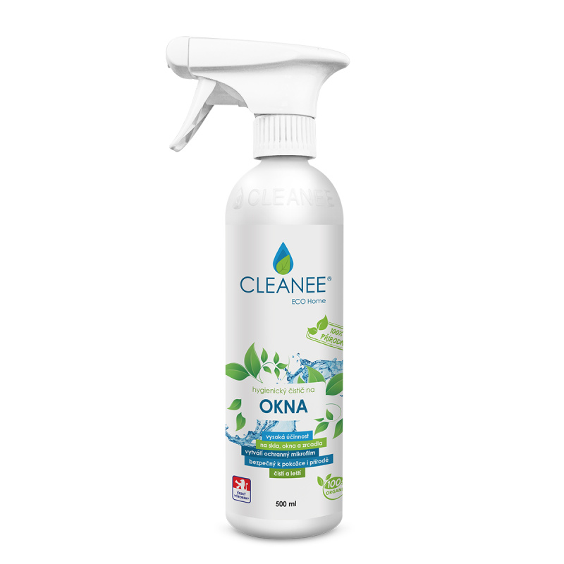 CLEANEE EKO Hygienický čistič na okna EKO CLEANEE 500ml