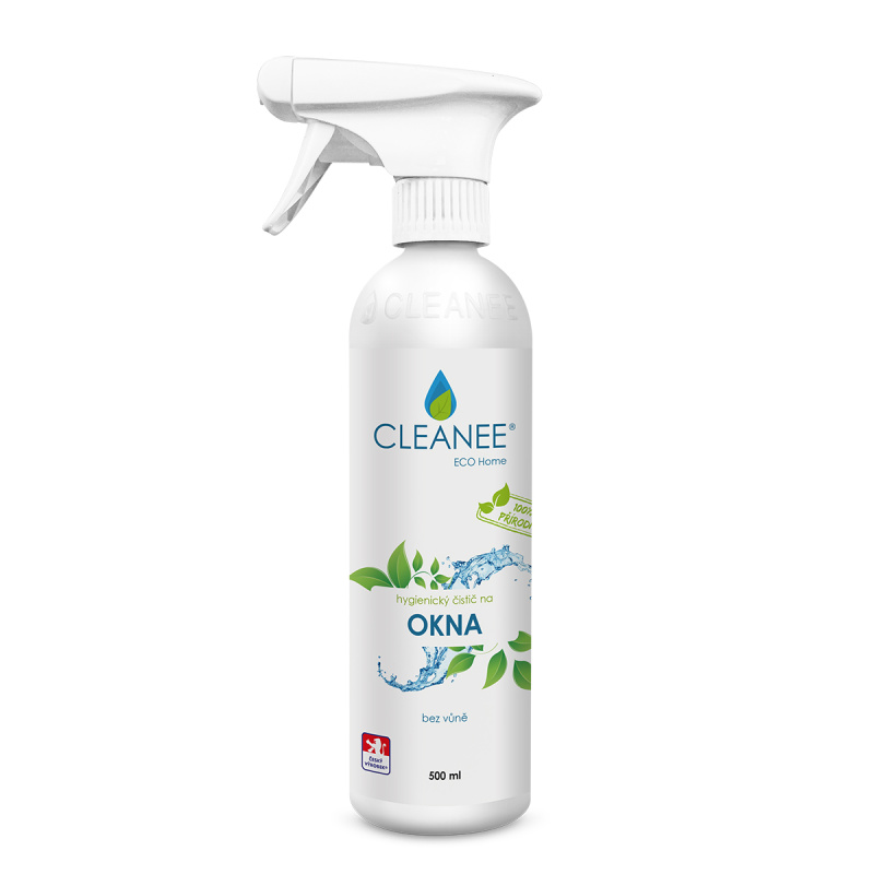 CLEANEE EKO Hygienický čistič na okna EKO CLEANEE 500ml