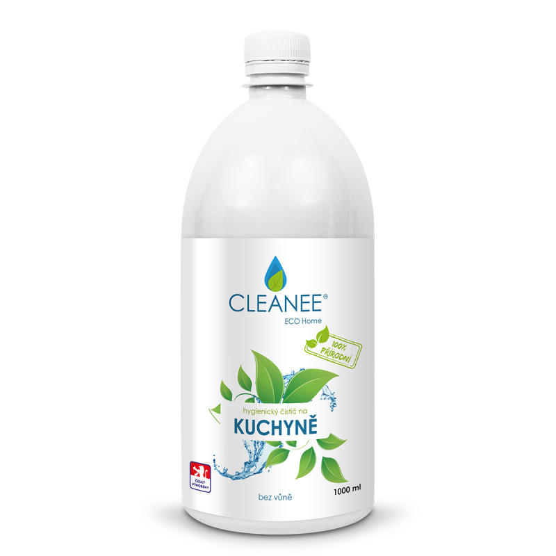 CLEANEE EKO hygienický čistič na KUCHYNĚ 1L- náhradní náplň