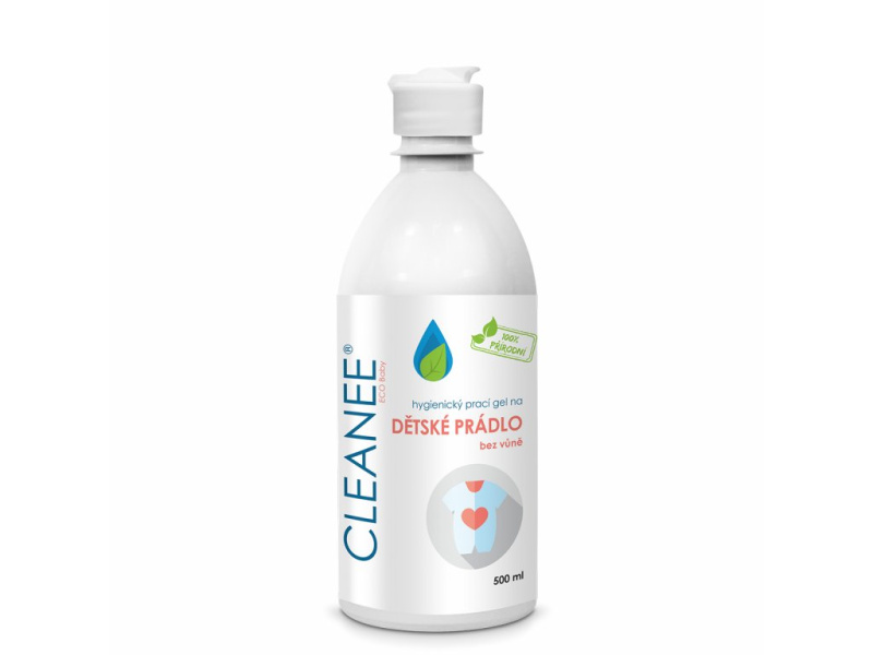 CLEANEE EKO CLEANEE ECO hygienický prací gel na DĚTSKÉ PRÁDLO 500ml
