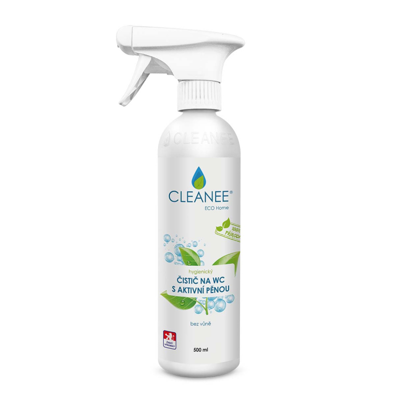 CLEANEE EKO Hygienický čistič na WC s aktivní pěnou EKO CLEANEE 500ml