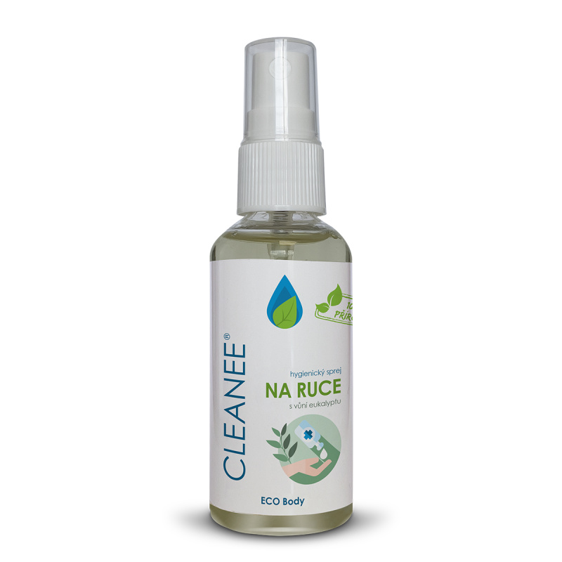 CLEANEE EKO CLEANEE ECO hygienický sprej na ruce s vůní EUKALYPTU 50 ml
