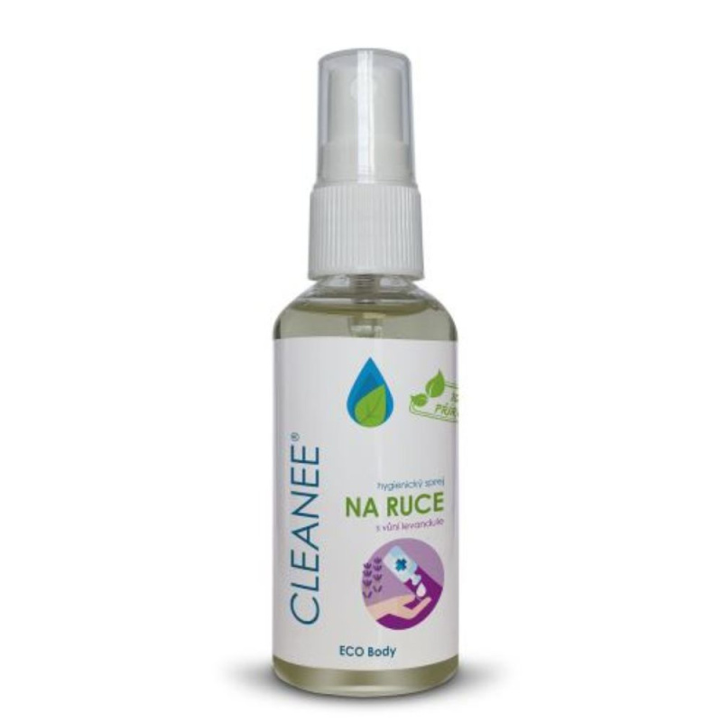 CLEANEE EKO Hygienický sprej na ruce s vůní levandule EKO CLEANEE 50ml