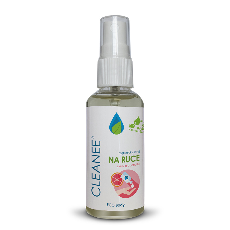 CLEANEE EKO hygienický sprej na ruce s vůní GRAPEFRUITU 50 ml