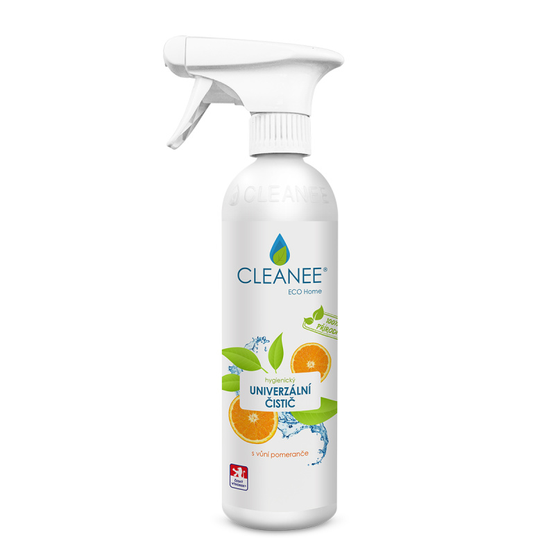 CLEANEE EKO CLEANEE ECO přírodní hygienický čistič UNIVERZÁLNÍ s vůní POMERANČE 500 ml