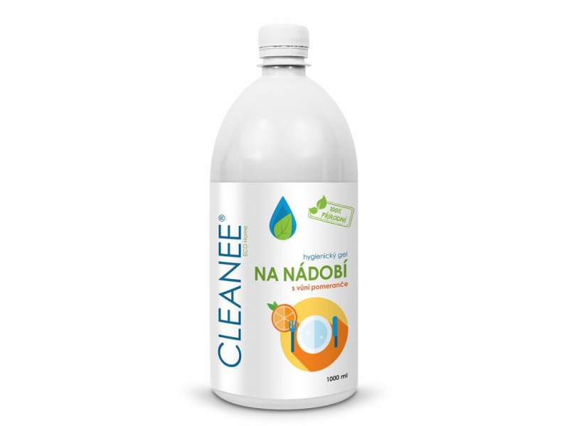 CLEANEE EKO CLEANEE ECO hygienický koncentrovaný prostředek NA NÁDOBÍ s vůní pomeranče 1L