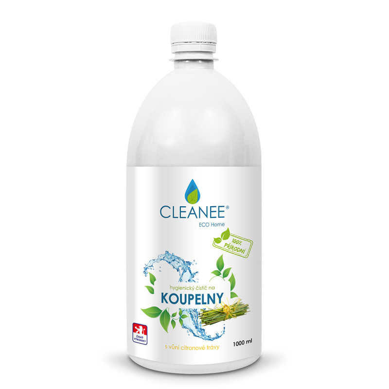CLEANEE EKO CLEANEE ECO hygienický čistič na KOUPELNY - citronová tráva 1L
