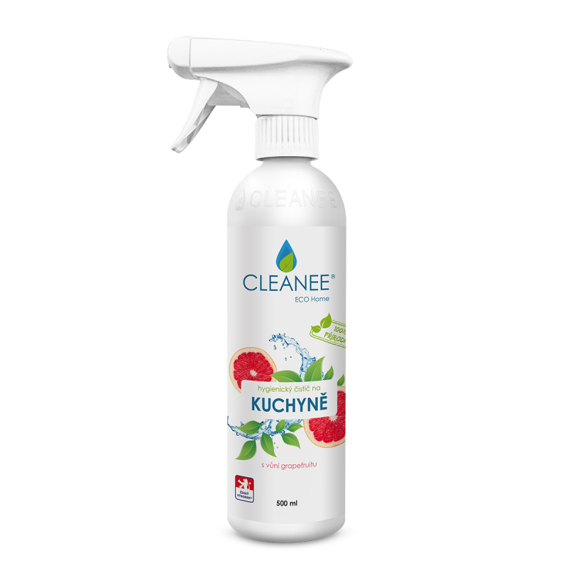 CLEANEE EKO Hygienický čistič do kuchyně s vůní grapefruitu EKO CLEANEE 500ml