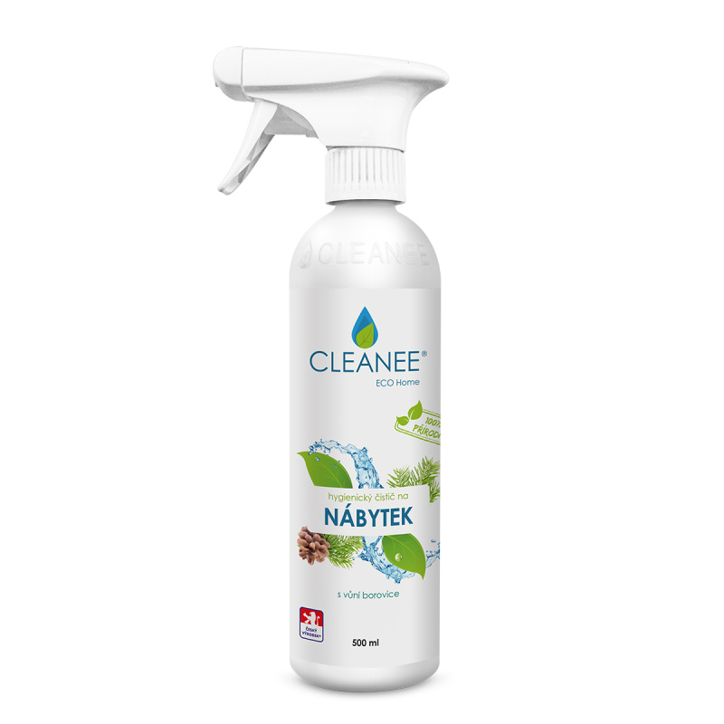 CLEANEE EKO Hygienický čistič na nábytek s vůní borovice EKO CLEANEE 500ml