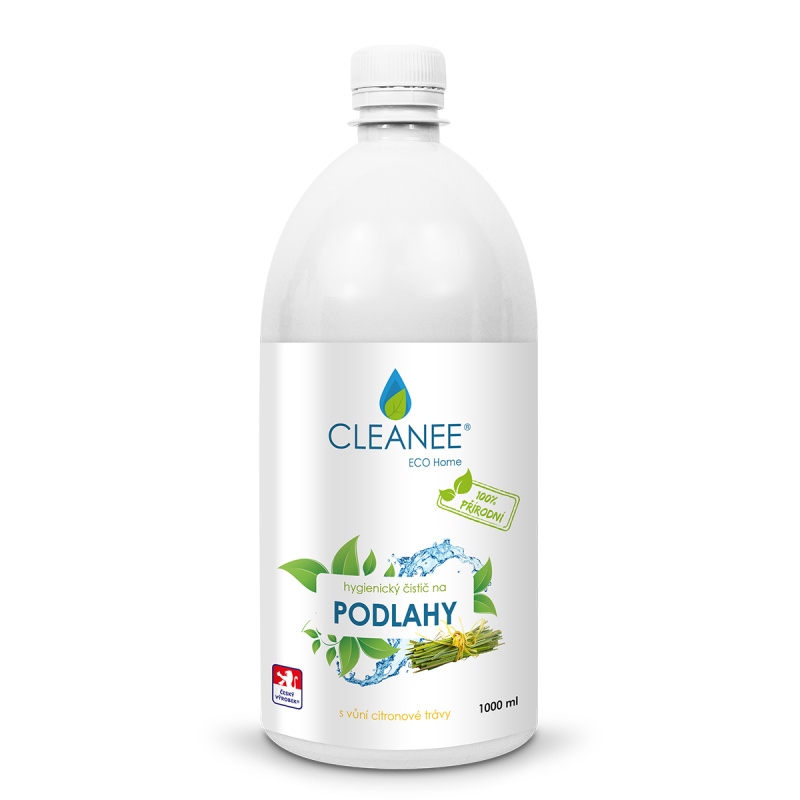 CLEANEE EKO Hygienický čistič na podlahy s vůní citrónové trávy EKO CLEANEE 1L