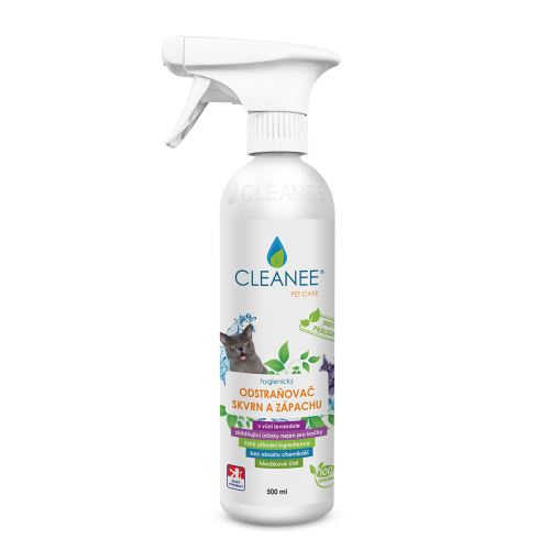 CLEANEE Pet Care na skvrny a zápach levandule 500 ml