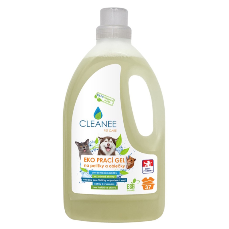 CLEANEE Pet Care eko prací gel 1,5 l