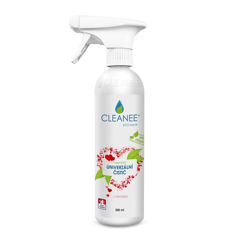 CLEANEE EKO CLEANEE ECO přírodní hygienický čistič UNIVERZÁLNÍ s vůní lásky 500ml
