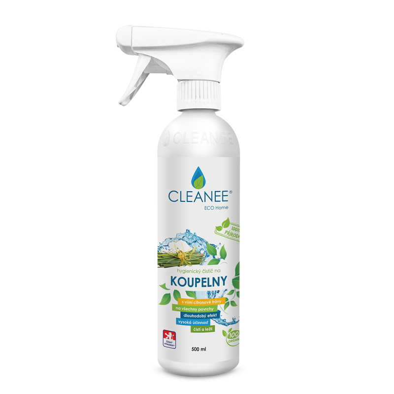 CLEANEE EKO Hygienický čistič do koupelny s vůní citrónové šťávy EKO CLEANEE 500ml