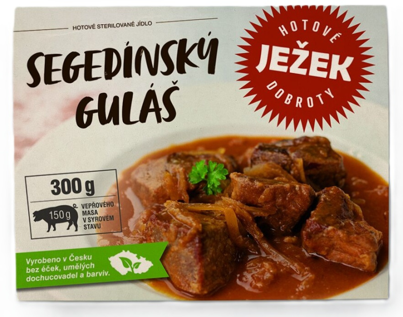 Ježkovy krabičky segedínský guláš 300 g