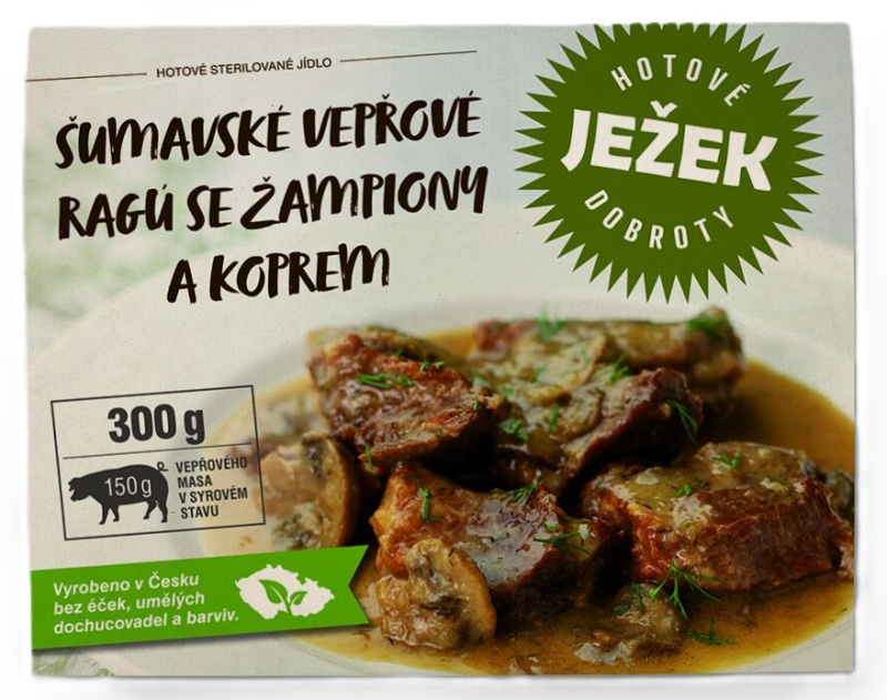 Ježkovy krabičky šumavské vepřové ragú 300 g