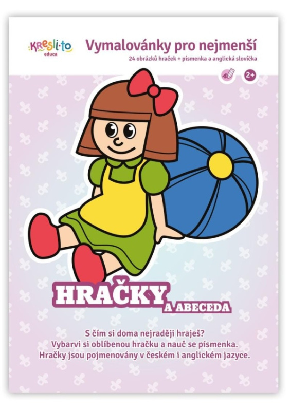Omalovánky pro nejmenší - Moje hračky a písmena