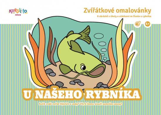 U našeho rybníka - zvířátkové omalovánky