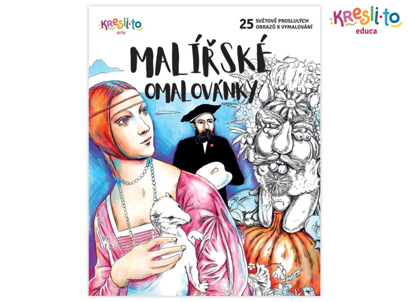 Malířské omalovánky 25 světově proslulých obrazů od známých autorů