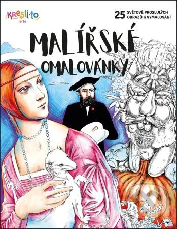 Malířské omalovánky 25 světově proslulých obrazů od známých autorů