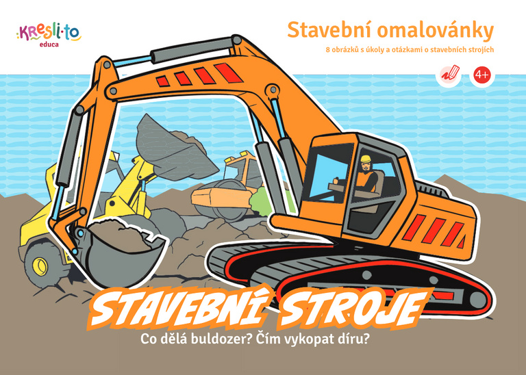 Stavařské omalovánky – Stavební stroje