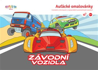 Závodní auta Auťácké omalovánky