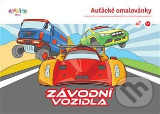 Závodní auta Auťácké omalovánky