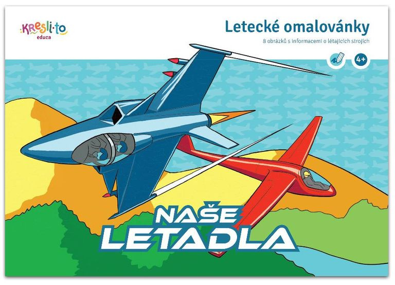 Letecké omalovánky: Naše letadla