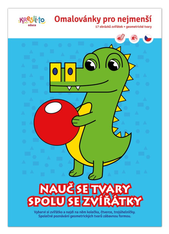 Nauč se tvary - Omalovánky pro nejmenší