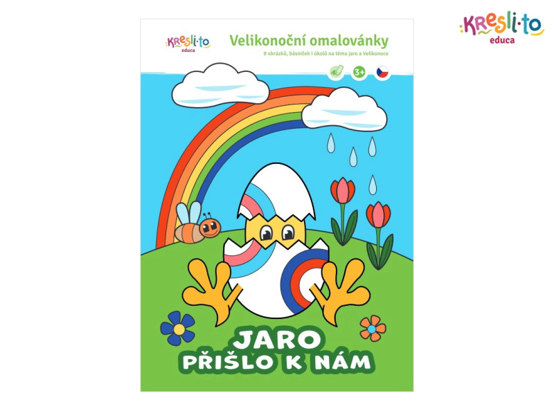 Kresli.to Velikonoční omalovánky Jaro přišlo k nám