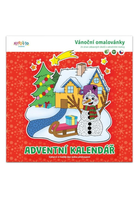Vánoční omalovánky - Adventní kalendář