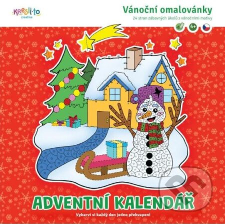 Vánoční omalovánky - Adventní kalendář