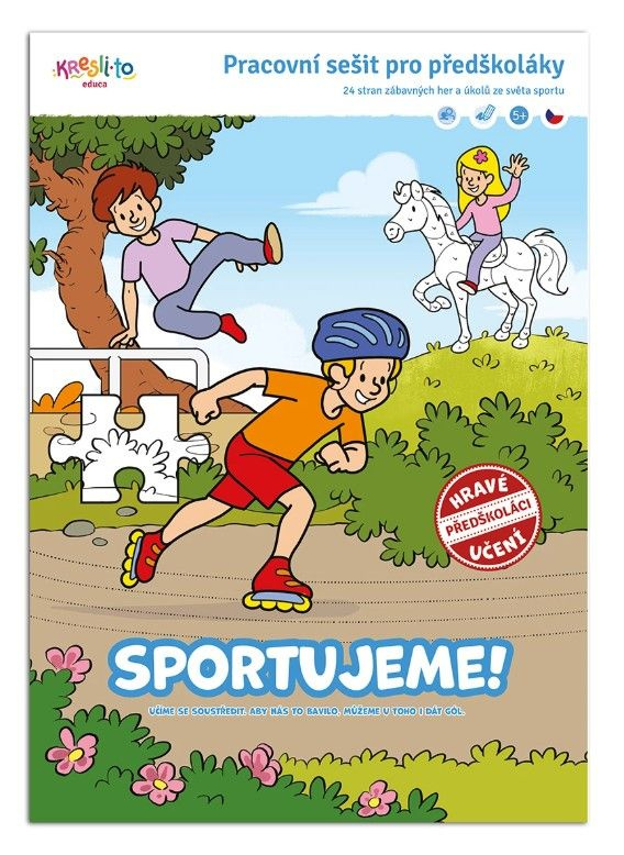 Sportujeme! - Pracovní sešit pro předškoláky Imagu s.r.o.