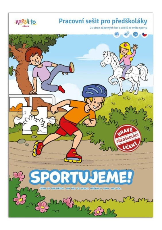 Sportujeme! - Pracovní sešit pro předškoláky Imagu s.r.o.