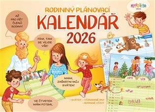 Rodinný plánovací kalendář 2026