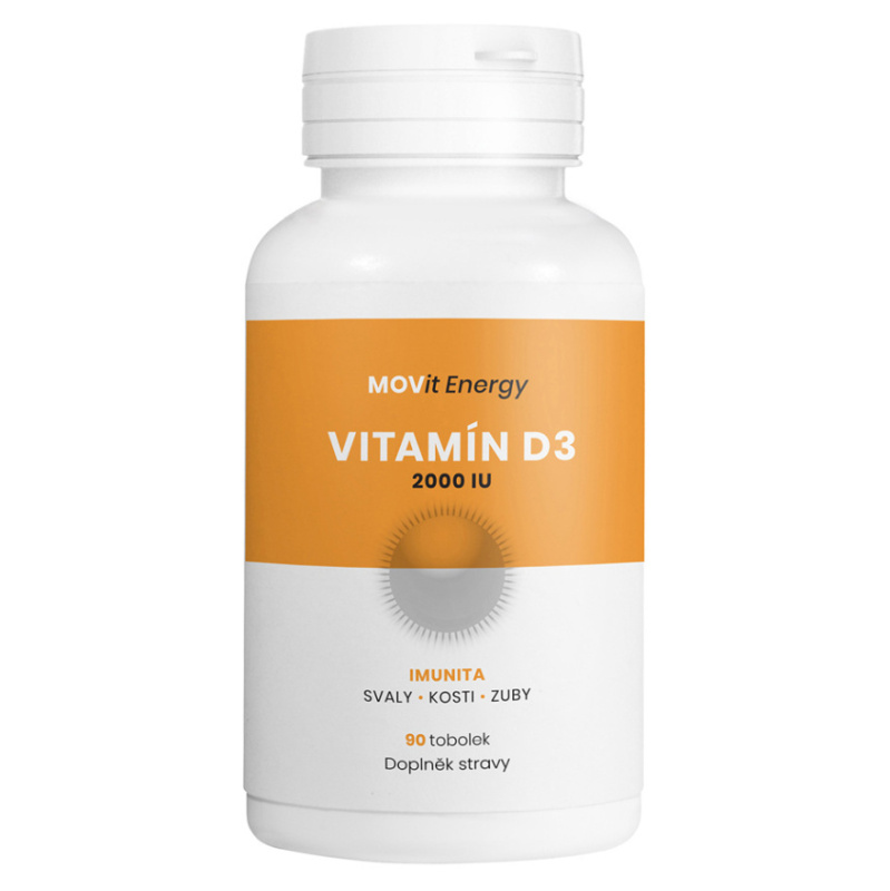 MOVit Energy MOVit Vitamin D3 2000 I.U., 50 ucg, 90 tobolek