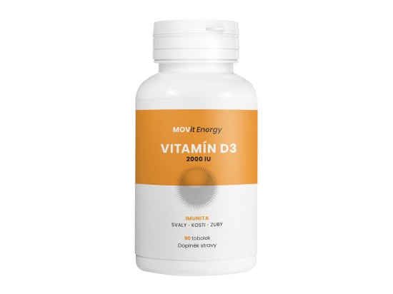 MOVit Energy MOVit Vitamin D3 2000 I.U., 50 ucg, 90 tobolek