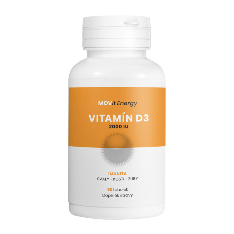 MOVit Energy MOVit Vitamin D3 2000 I.U., 50 ucg, 90 tobolek