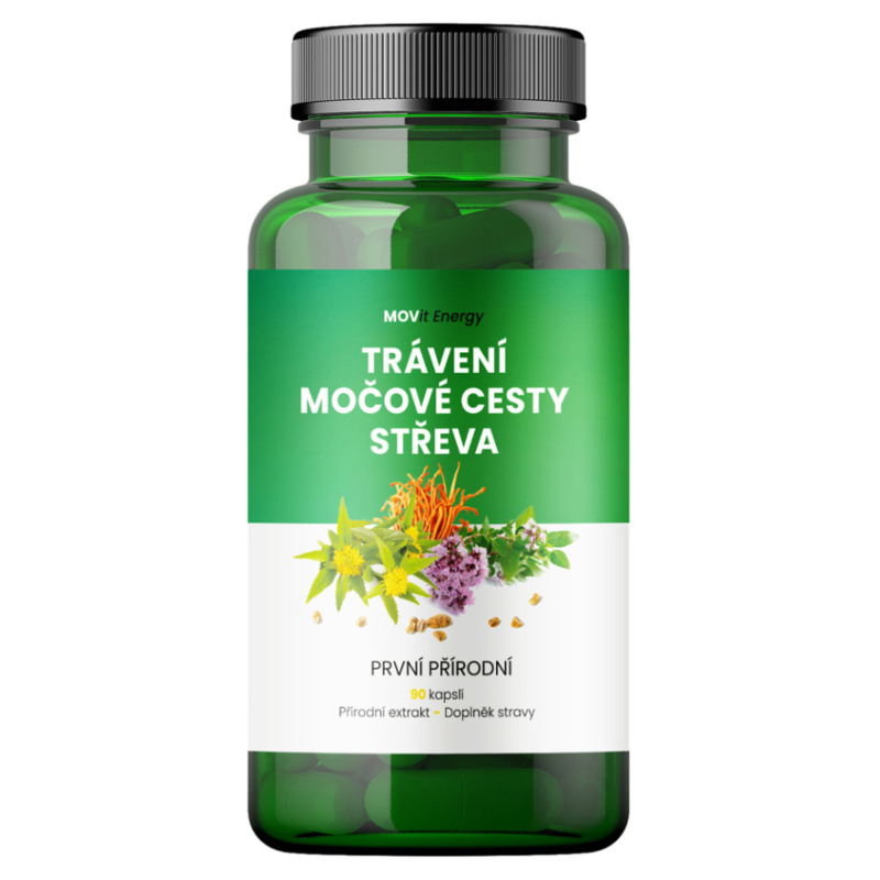 MOVit Energy MOVit Trávení - Močové cesty - Střeva, 90 kapslí